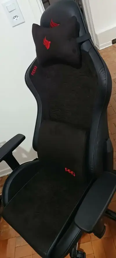 foto de Cadeira Gamer Pichau Donek Pro, Preto E Vermelho