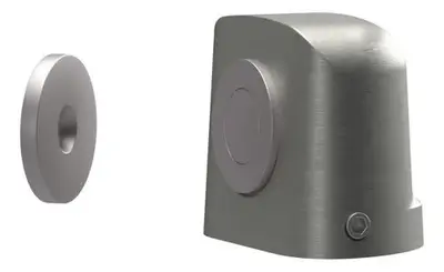 foto de Trava Porta Magnético Premium Comfort Door - Escovado