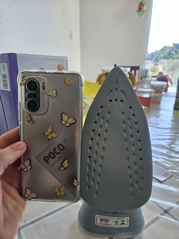 foto de Ferro De Passar Cadence 2 Em 1 iro215 Cor Cinza