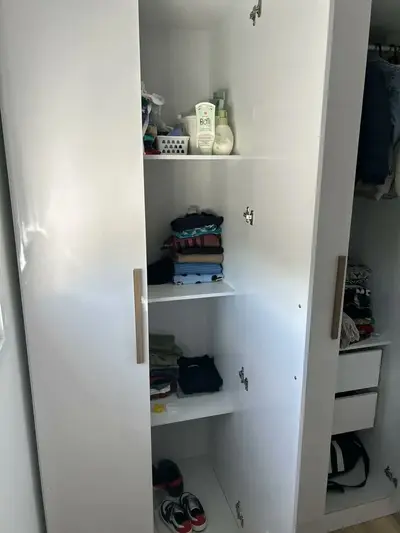 foto de Guarda-roupa Casal Bartira Ville Com 6 Portas E 2 Gavetas Cor Café