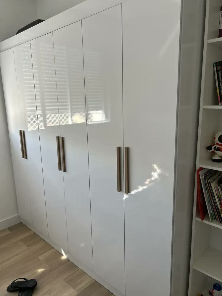 foto de Guarda-roupa Casal Bartira Ville Com 6 Portas E 2 Gavetas Cor Café