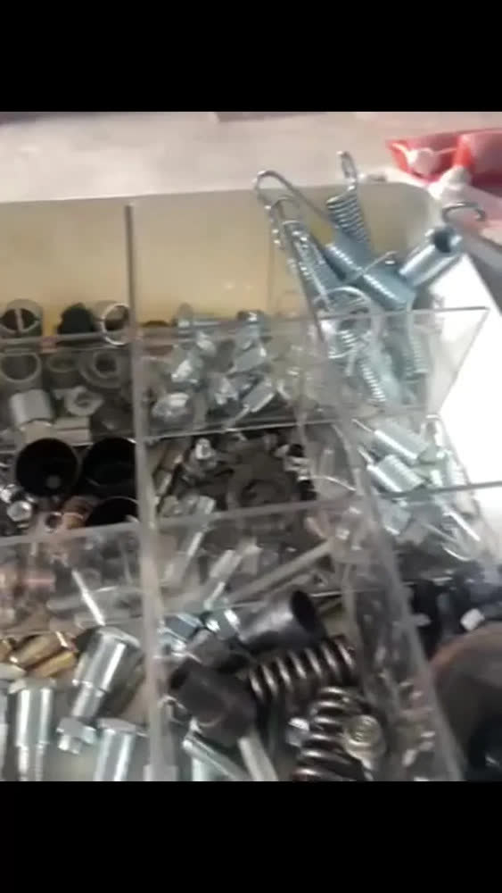 foto de Caixa Organizadora Grande C/ Divisórias E Tampa Transparente