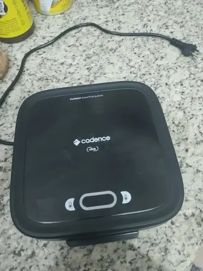 foto de Grill Chapa Elétrica Cadence San400 Click Crepeira Hamburger Wafer Crepioca Omeleteira 110v Ou 220v