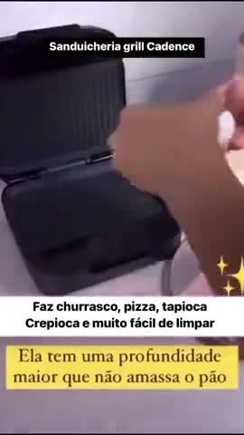 Análise ZiggDrop: Grill Chapa Elétrica Cadence San400 Click Crepeira Hamburger Wafer Crepioca Omeleteira 110v Ou 220v