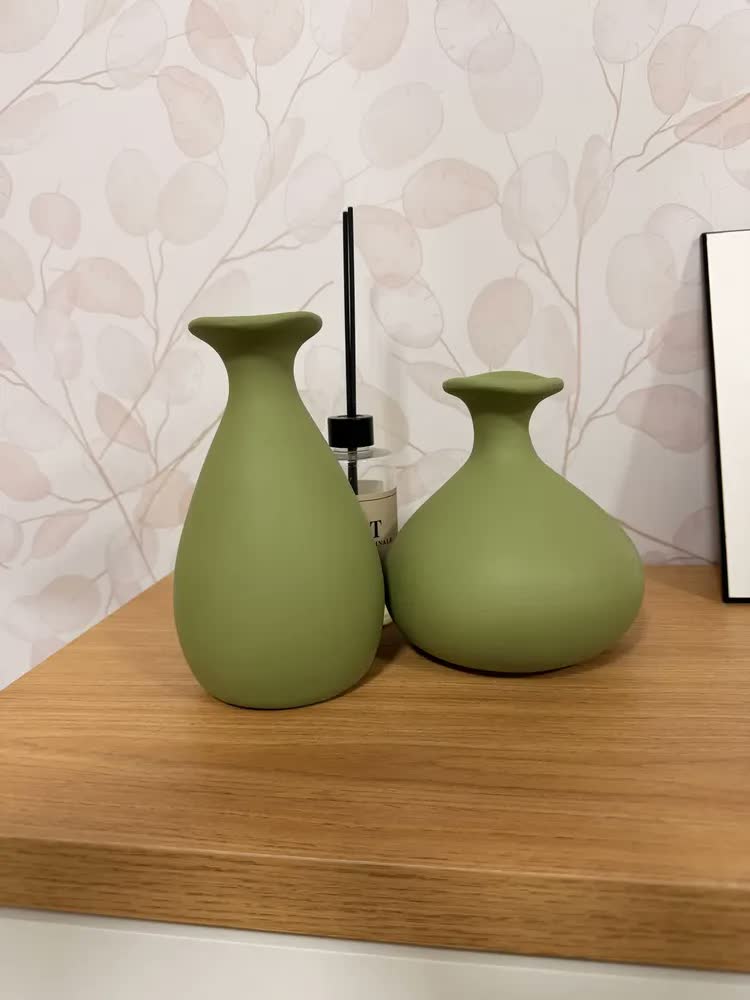 foto de Dupla De Vaso Decorativo Sala Casa Bojudo E Md Boho Ceramica