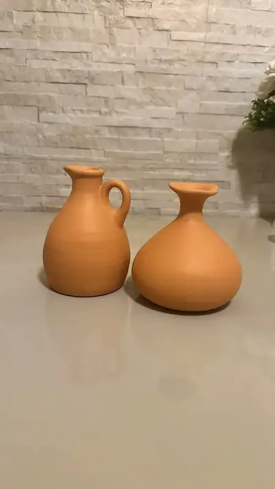 foto de Dupla De Vaso Bojudo E Jarro Boho Decoração De Sala E Casa