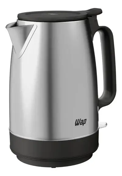 foto de Chaleira Elétrica Wap Wce2 Portátil Aço Inox 1,7l Cor Preto