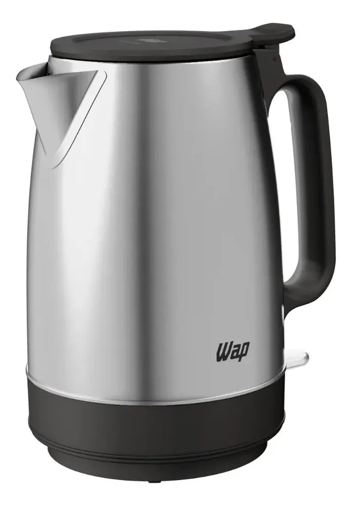 Chaleira Elétrica Wap Wce2 Portátil Aço Inox 1,7l Cor Preto