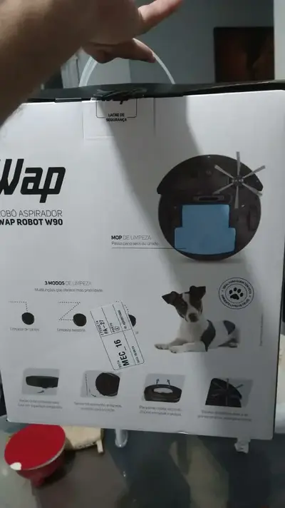 foto de Robô Aspirador de Pó WAP ROBOT W90 PÉROLA Automático 3 em 1