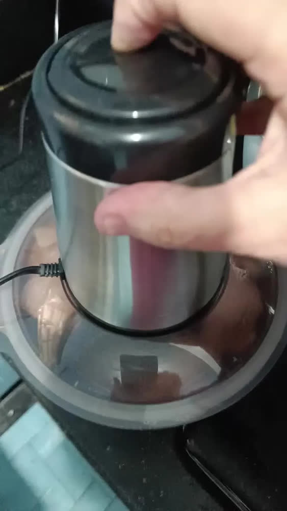 foto de Processador de alimentos triturador alho elétrico 3 litros cor inox