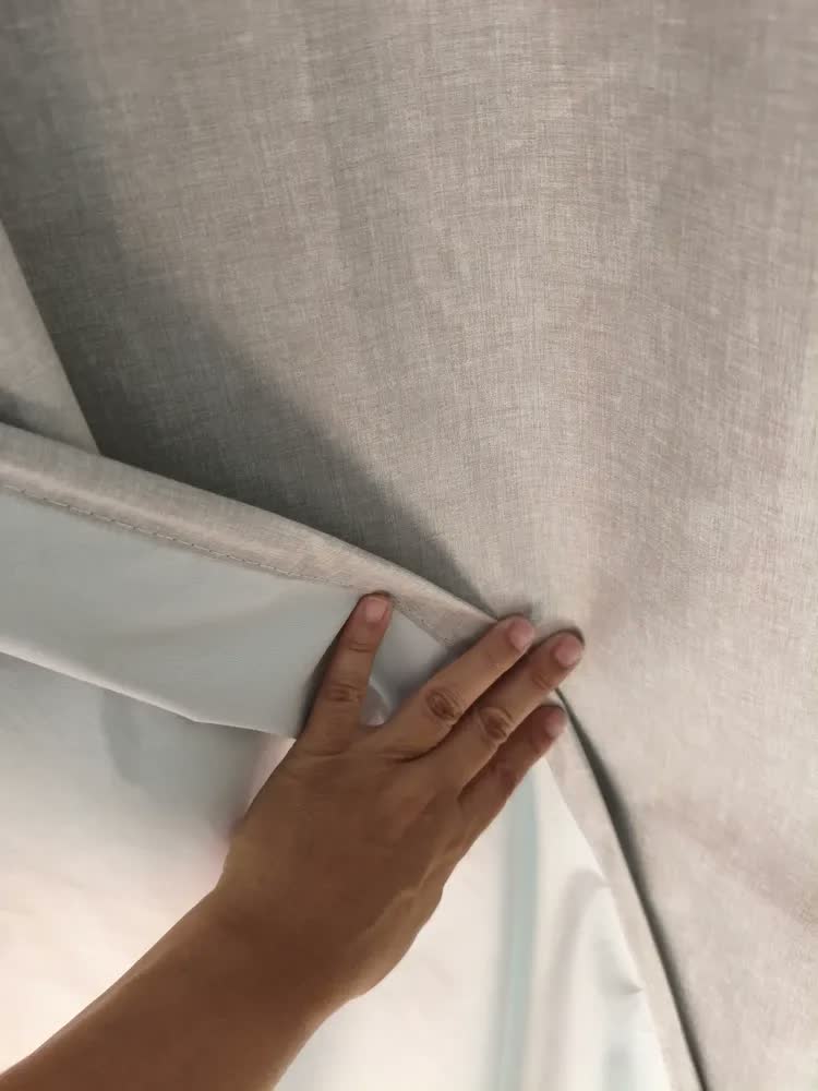 foto de Cortina Linho Vedação 100% Blackout 4m X 2,30 M Tecido