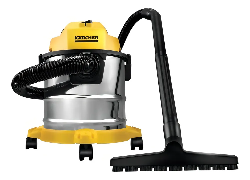 foto de Aspirador de Pó e Água Kärcher WDL 1s 1700W Tanque 12L Alcance de 7,5 m Filtro HEPA e Função Soprador