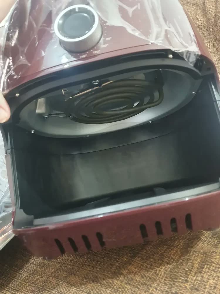 foto de Fritadeira Elétrica WAP Air Fryer Family 4L Antiaderente Vermelha 1500W
