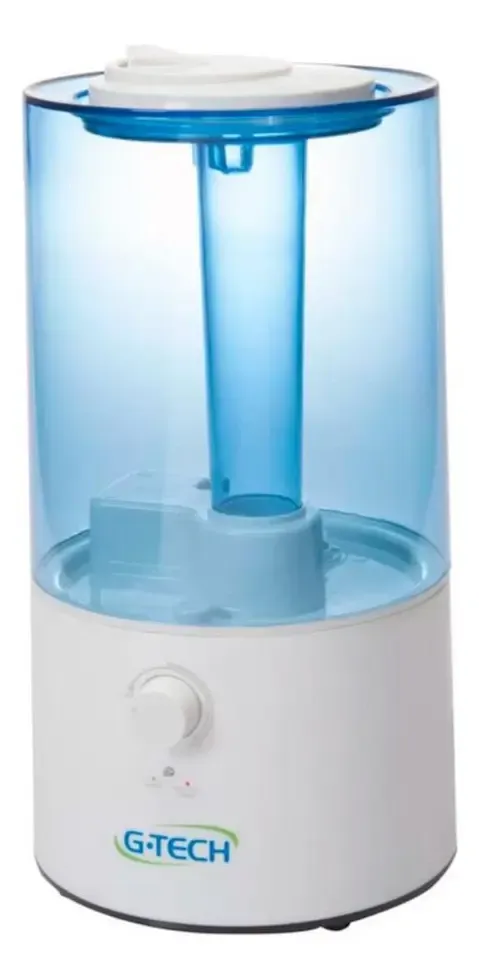 Umidificador De Ar Ultrasônico 3l Free Hm G-tech Cor Branco e Azul-claro