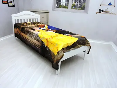 foto de Manta Cobertor Solteiro Ultrasoft Inverno Bela E A Fera Cor Colorido