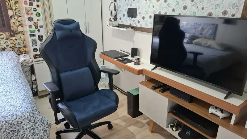 foto de Cadeira Gamer Pichau Omega S, Deep Blue, Pch-omgs-dpb