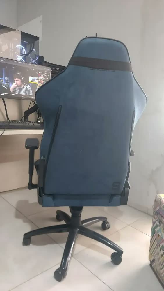 foto de Cadeira Gamer Pichau Omega S, Deep Blue, Pch-omgs-dpb