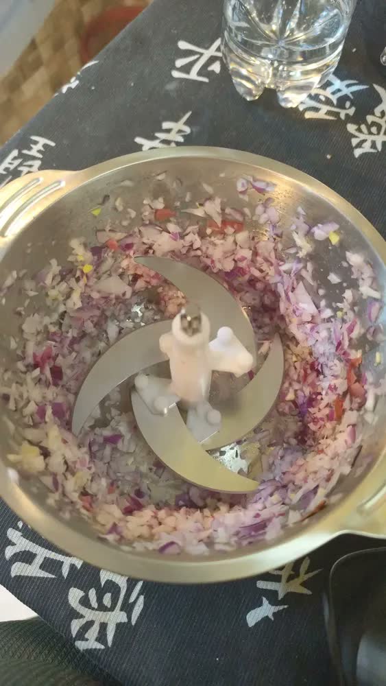 foto de Triturador De Alimentos 2l Moedor Carne Processador Eletríca