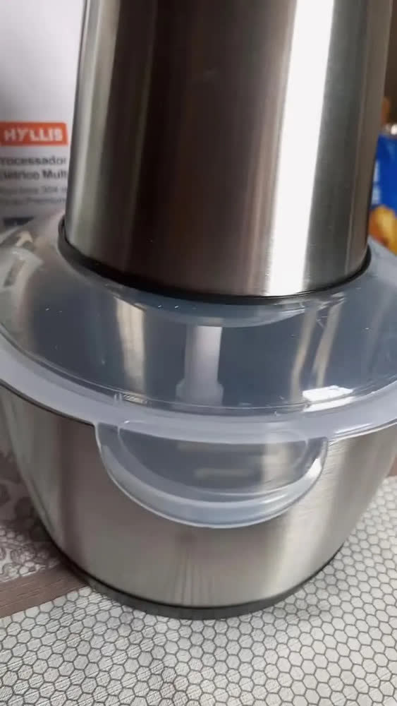 foto de Triturador De Alimentos 2l Moedor Carne Processador Eletríca
