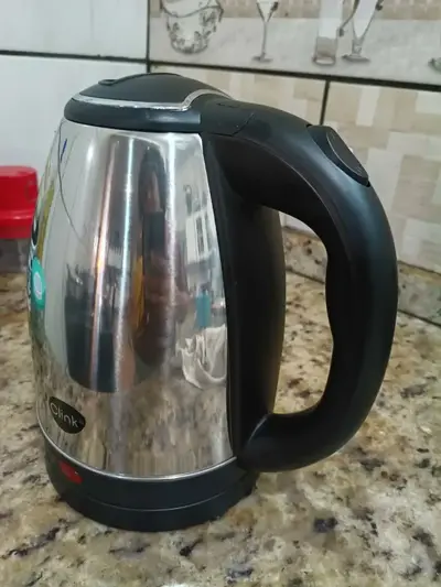 foto de Jarra 1,8l Chaleira Bule Aço Inox Prateada Elétrica Cozinha