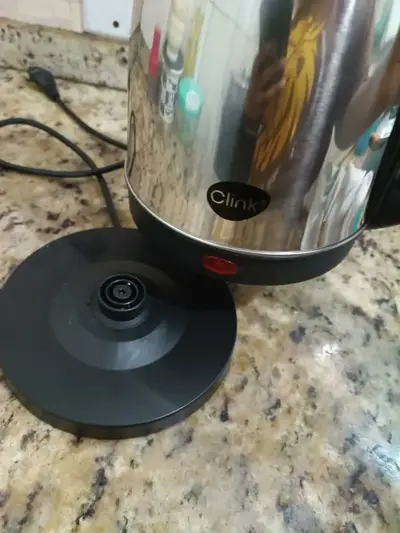 foto de Jarra 1,8l Chaleira Bule Aço Inox Prateada Elétrica Cozinha