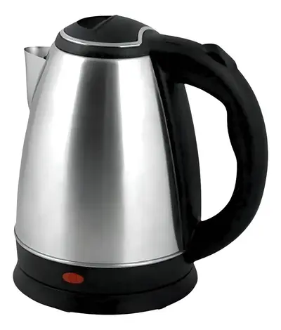 foto de Jarra 1,8l Chaleira Bule Aço Inox Prateada Elétrica Cozinha