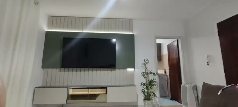 foto de Rack Com Painel Ripado Para Tv Até 85 Polegadas Led 3 Idwt