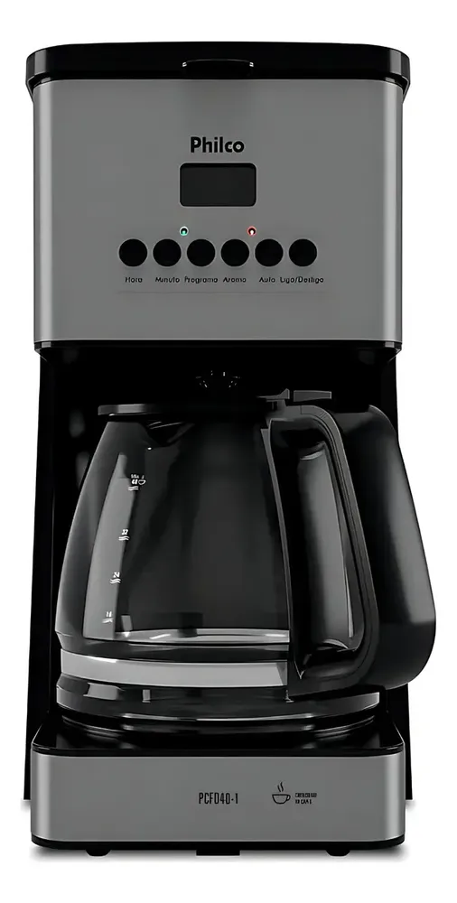Cafeteira Com Painel Digital PCF40B 40 cafezinhos 1000W Philco