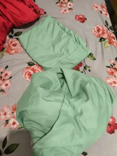 foto de Jogo De Lençol 400 Fios Ponto Palito Cama Queen 3 Pçs Saldão