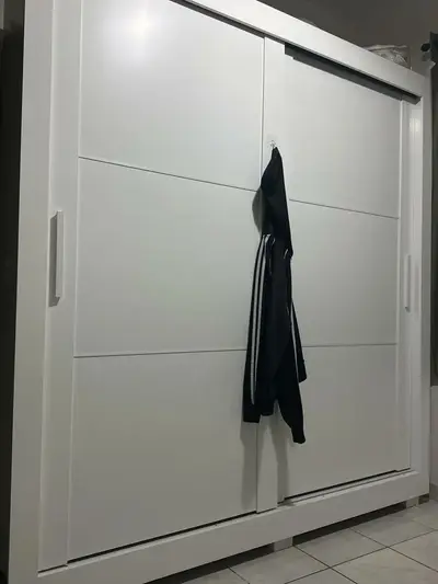 foto de Guarda Roupas 2 Portas De Correr 4 Gavetas Titanium Zanzini