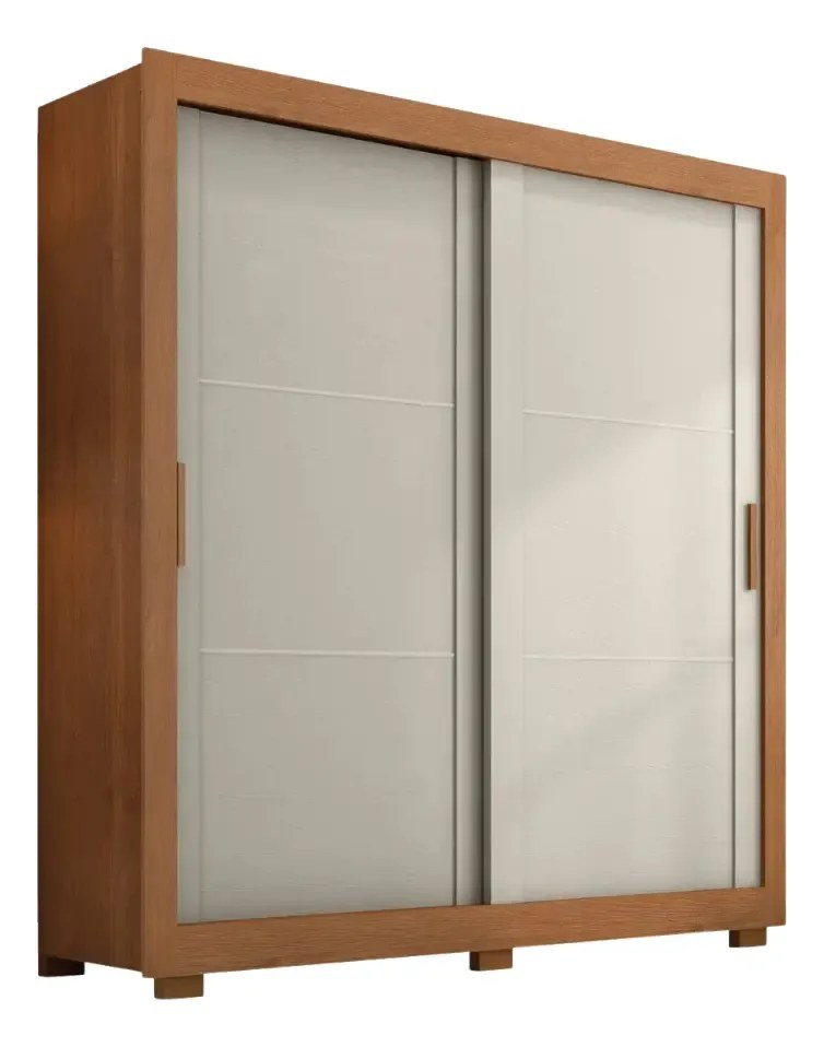 Guarda Roupas 2 Portas De Correr 4 Gavetas Titanium Zanzini