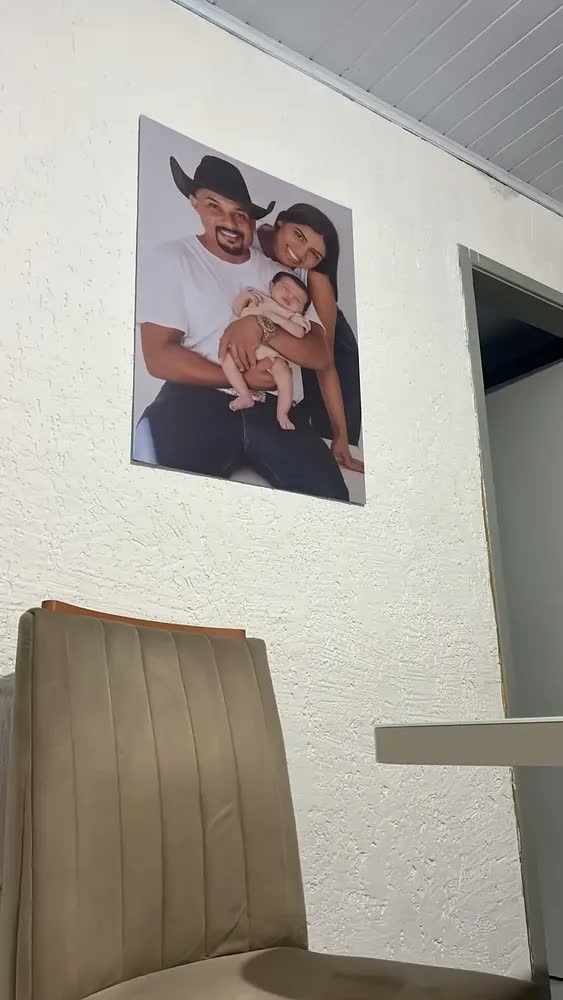 foto de Quadro Decorativo Grande 80x60 Sua Imagem Logo Personalizado