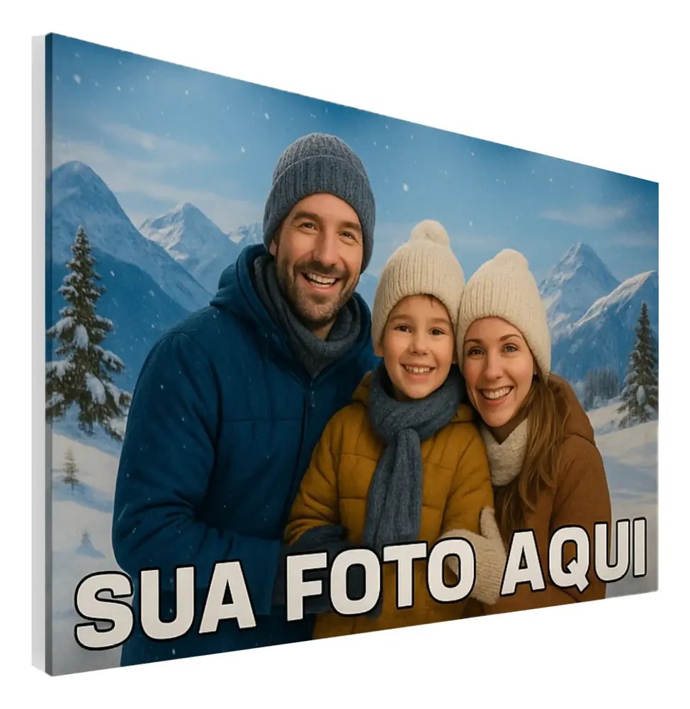 Quadro Decorativo Grande 80x60 Sua Imagem Logo Personalizado