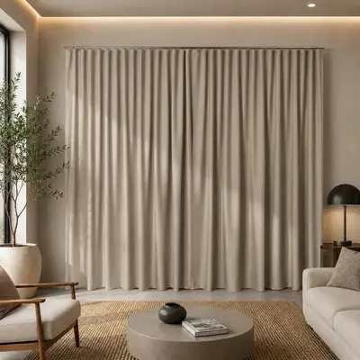 foto de Cortina Blackout Premium 4,00x2,70m Trilho Suíço (varão 3m)