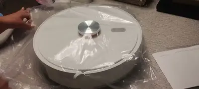 foto de Robô Aspirador de Pó 3 em 1 – Varre Aspira e Passa Pano com Lds Mapeamento Lydsto R1D Compatível com XiaoMi Home Branco