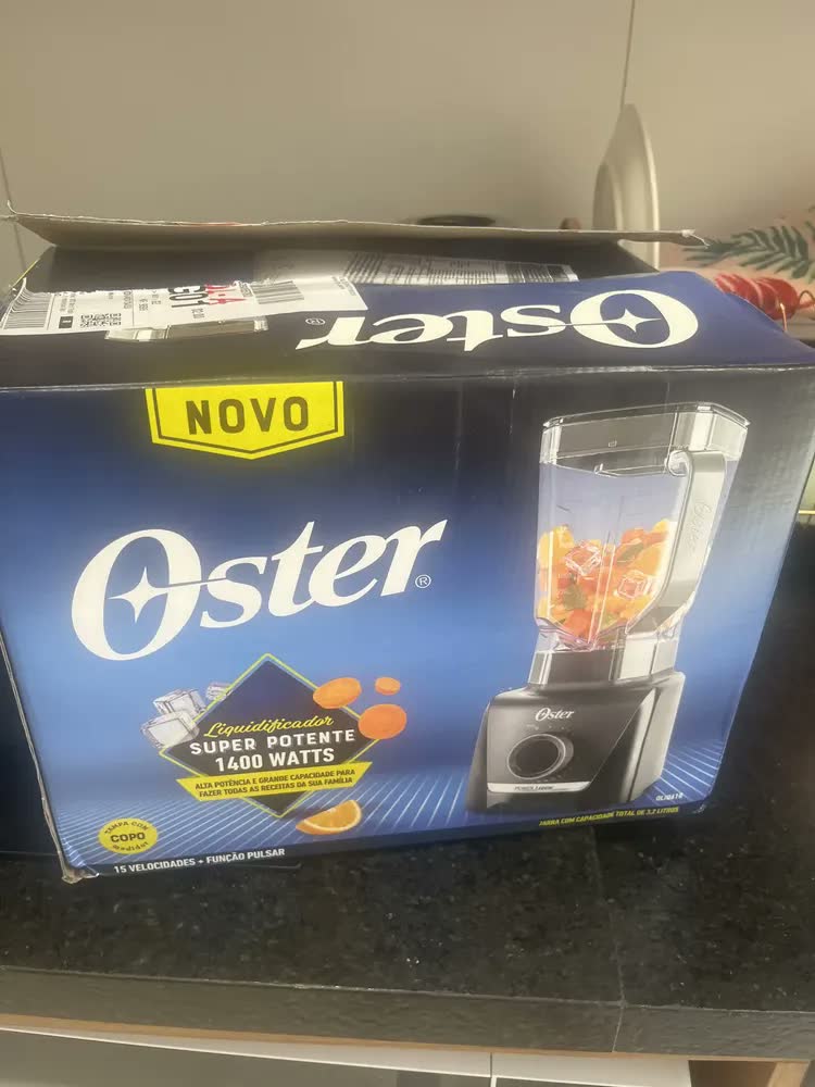 foto de Liquidificador 1400 Full Oster Preto 3,2l Oster