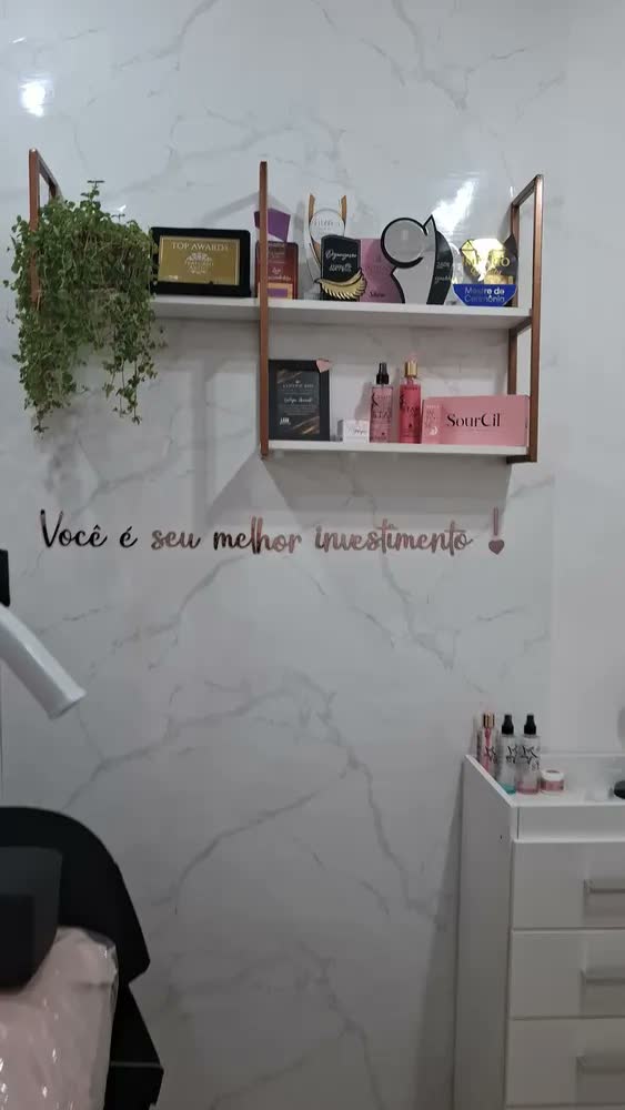 foto de Prateleira Nicho Estilo Industrial Moderna Suspensa Promoção