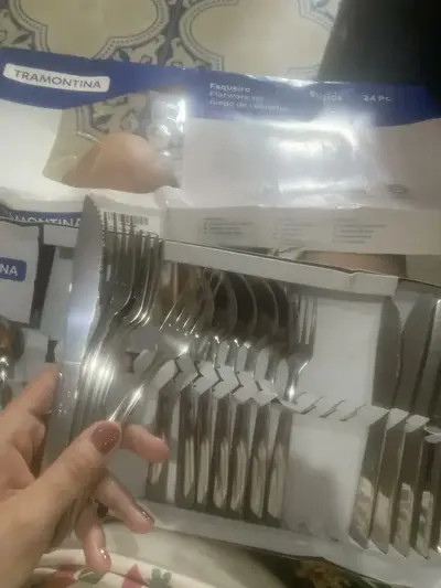 foto de Jogo Talheres Faqueiro Tramontina Aço Inox 24 Peças Buzios I