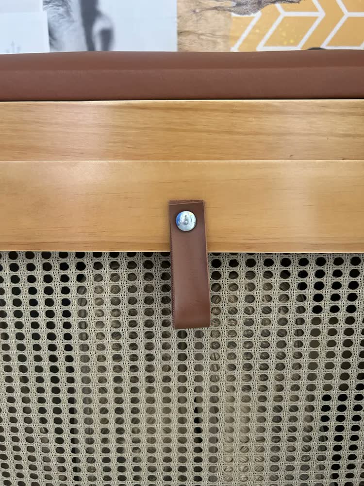 foto de Sapateira Banco Classic Retrô Para Hall De Entrada Quarto Madeira Maciça - Freijó - Beauty Móveis