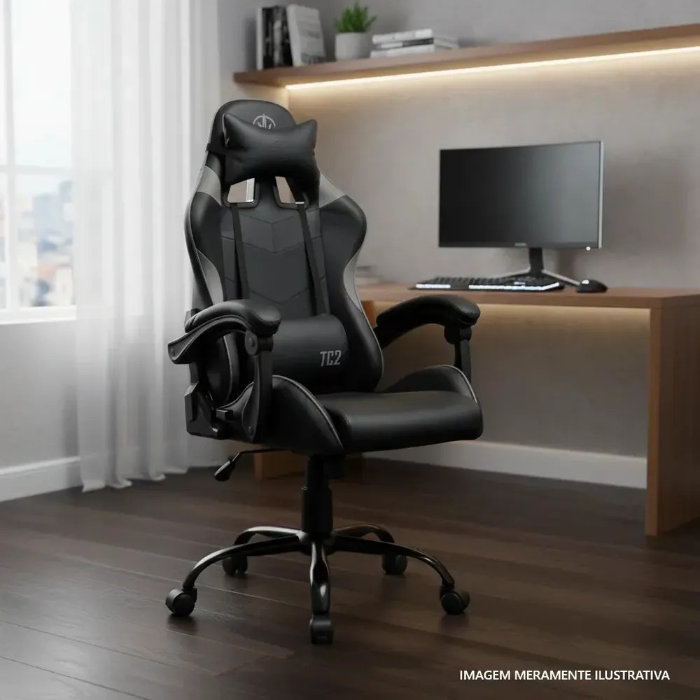 Cadeira Gamer Tgt Heron Tc2, Preto, Tgt-hrtc-bl03