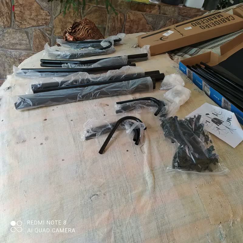 foto de Cabideiro Mancebo Chão Roupas 12 Ganchos Organizador Casaco Cor Preto