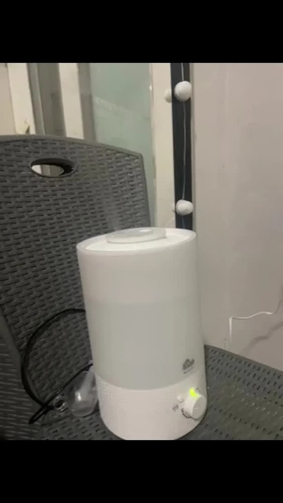foto de Umidificador Ultrassônico Kian Branco Com Luz Noturna