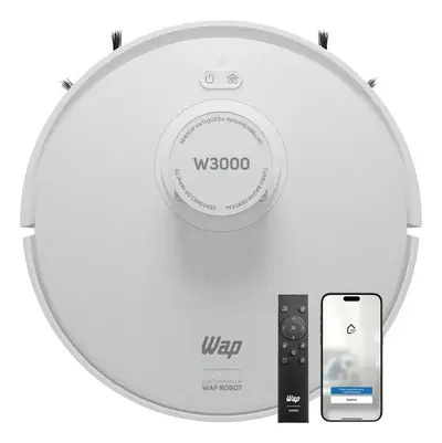 foto de Aspirador Robô WAP W3000 com Sensor Anticolisão e Mapeamento LSD e SLAM Bivolt