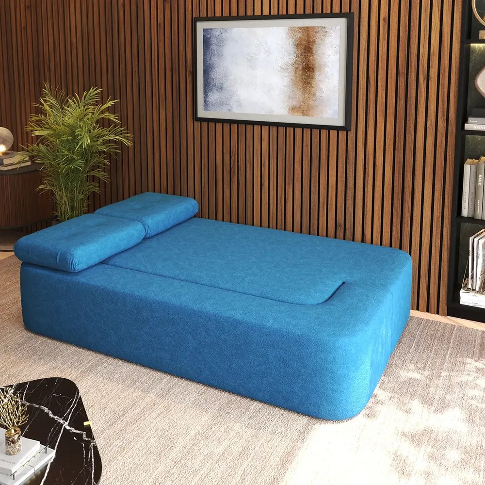 foto de Sofá Cama Reclinável 2 Lugares Espumática Vistra