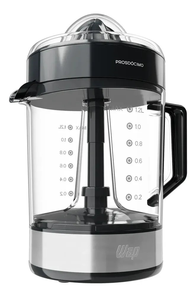 Espremedor de Frutas 1,2L WAP WJ1200 40W com Acionamento Automático e Dois Ajustes de Espremedor 220V
