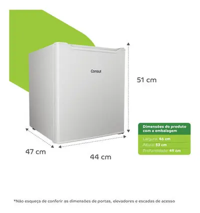 foto de Frigobar 47 Litros Consul Branco - Crc04ab