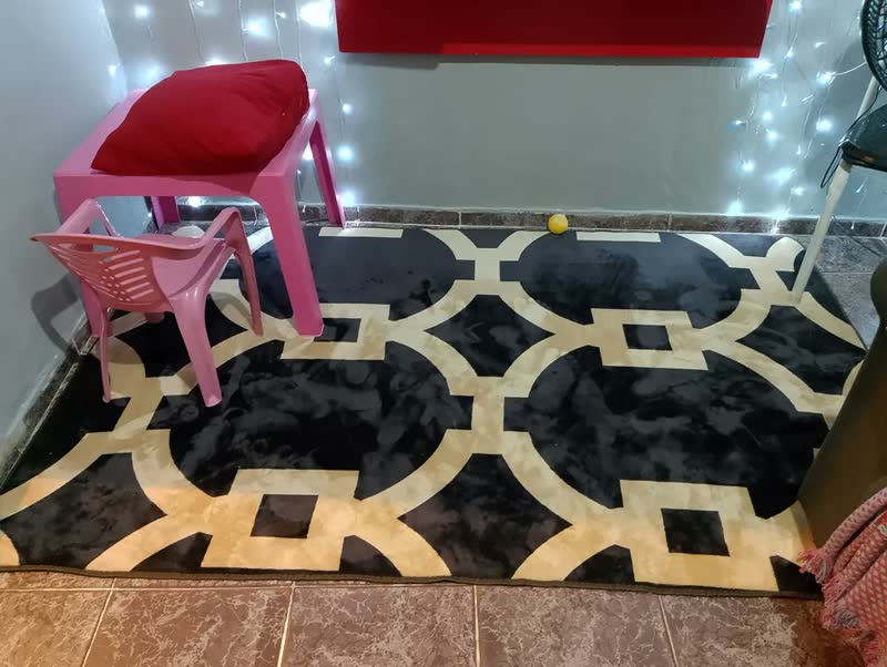 foto de Tapete Carpete Flannel 2x1,50 Veludo Estampas Modernas Tabaco Supremo