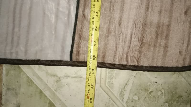 foto de Tapete Carpete Flannel 2x1,50 Veludo Estampas Modernas Tabaco Supremo