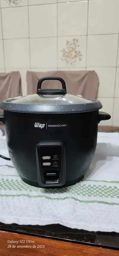 foto de Panela Elétrica De Arroz Wap Wrc1000 2 Em 1 Gray Stone 127V