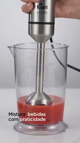 Análise ZiggDrop: Mixer Turbo Kian 3 em 1 de 1000W com 5 Velocidades
